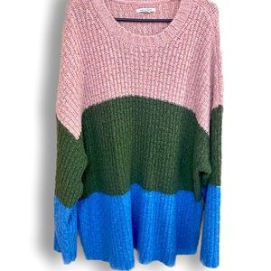 American Eagle Striped Tunic Sweater XXL